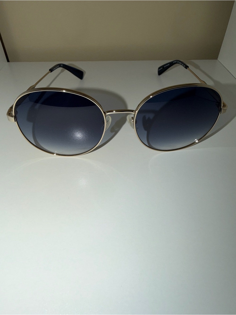 Longchamp LO161S 705 Oval Sunglasses – Gold Frame / Gradient Lenses